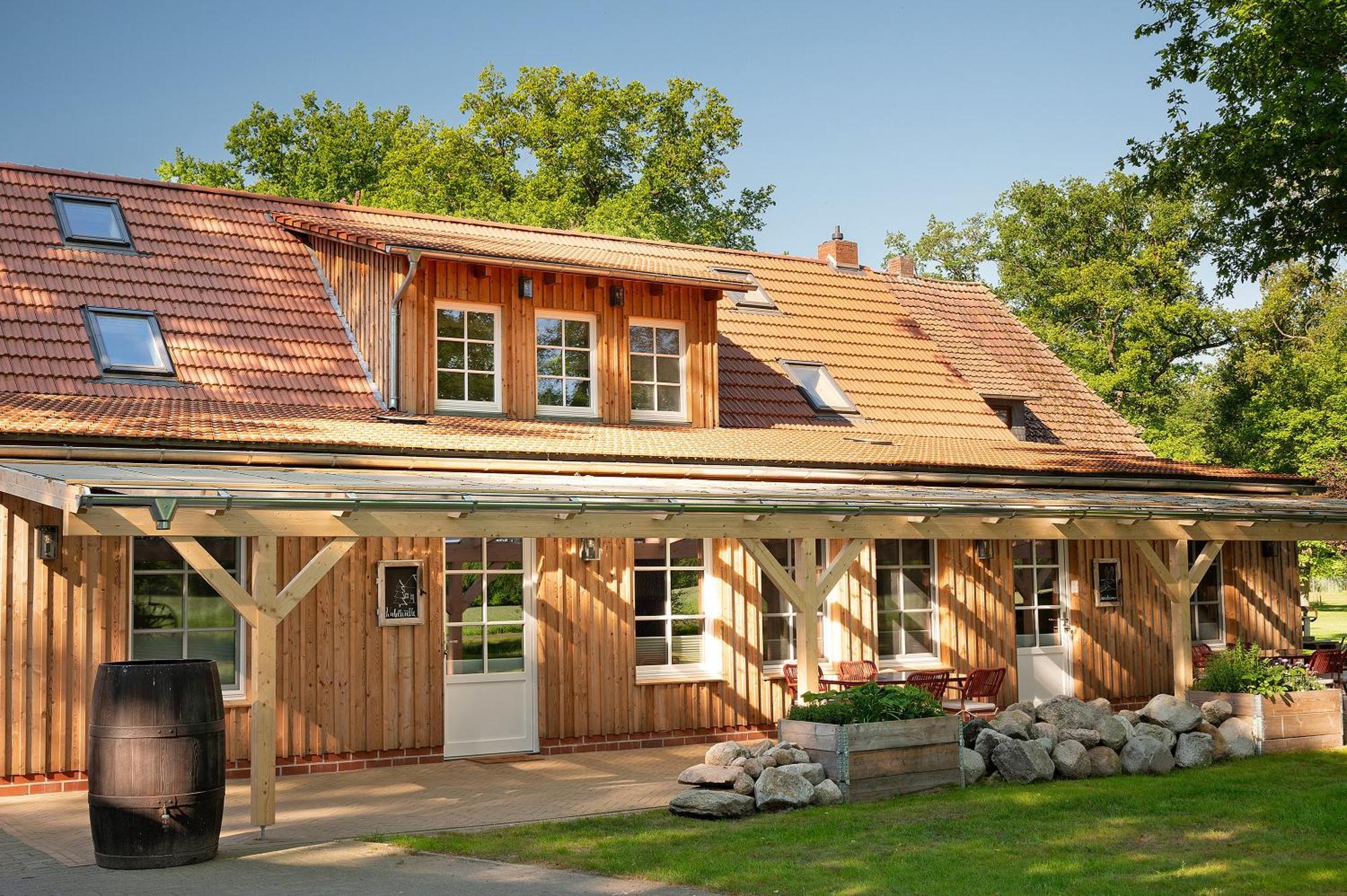 Eichengefluester Waldhuette Wagenfeld Kültér fotó